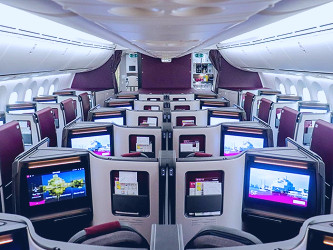 Inside Qatar Airways' New Business Class Suite, Boeing 787-9 Dreamliner